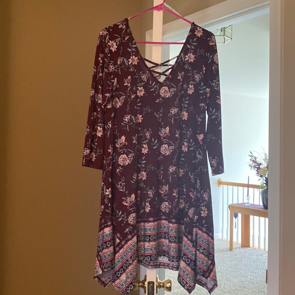 Three Hearts Floral Dress